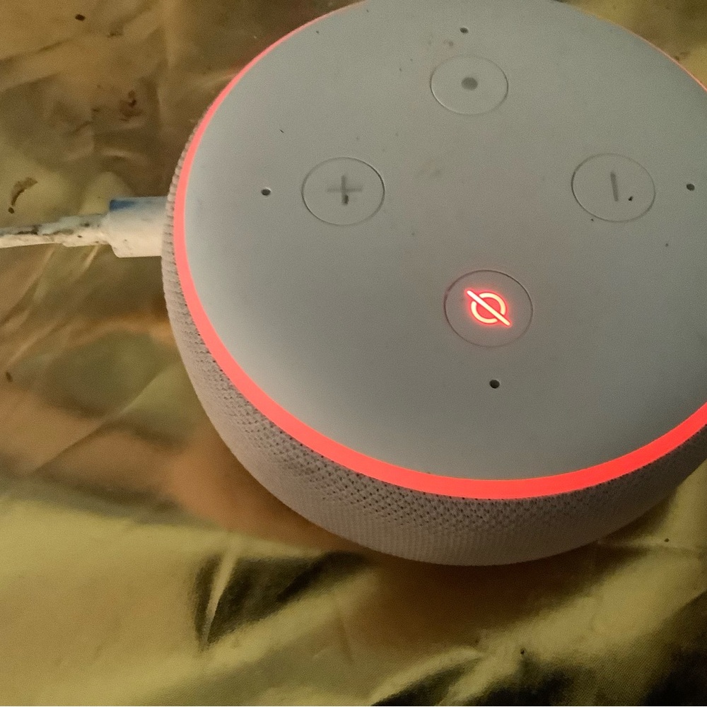 Smart Speaker with Red Light Ring